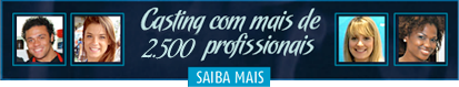 Casting com mais de 1.000 profissionais